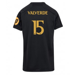 Real Madrid Federico Valverde #15 Rezervni Dres za Ženska 2023-24 Kratak Rukavima